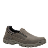 Zapatilla Cuero Hombre Threshold Slip On Gris Pardo Cat
