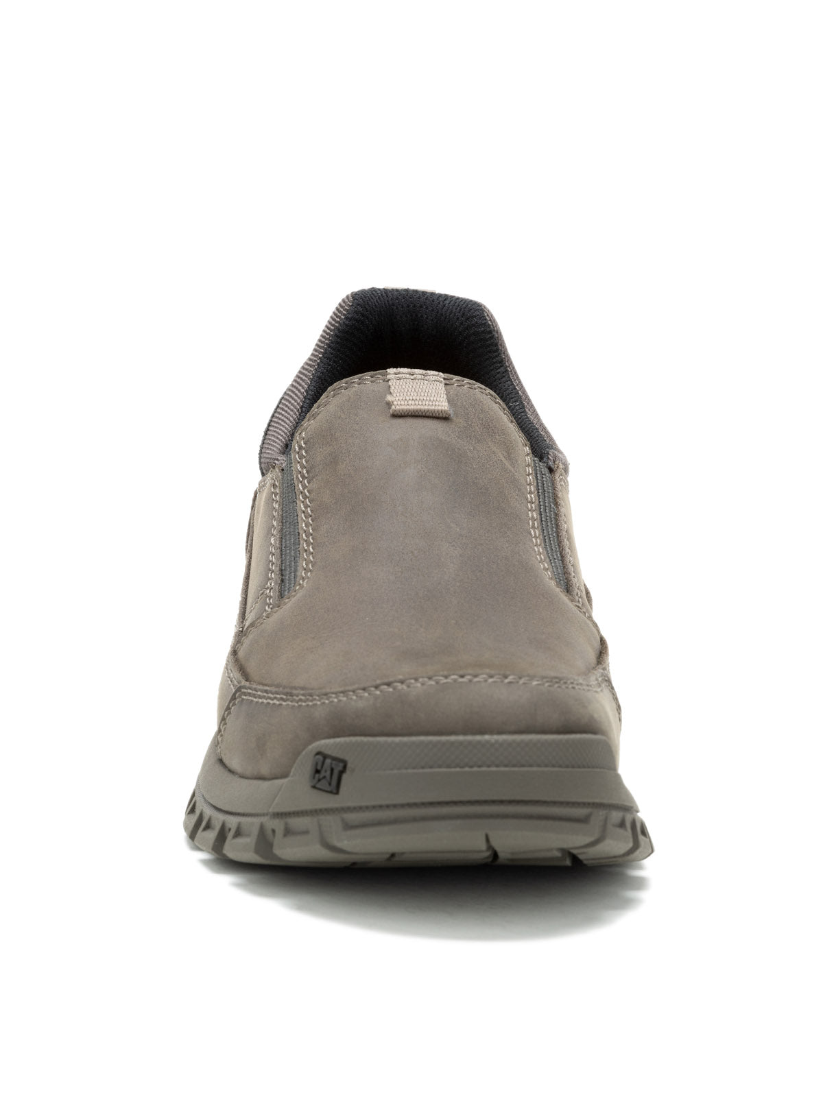 Zapatilla Cuero Hombre Threshold Slip On Gris Pardo Cat