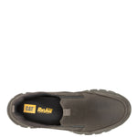 Zapatilla Cuero Hombre Threshold Slip On Gris Pardo Cat