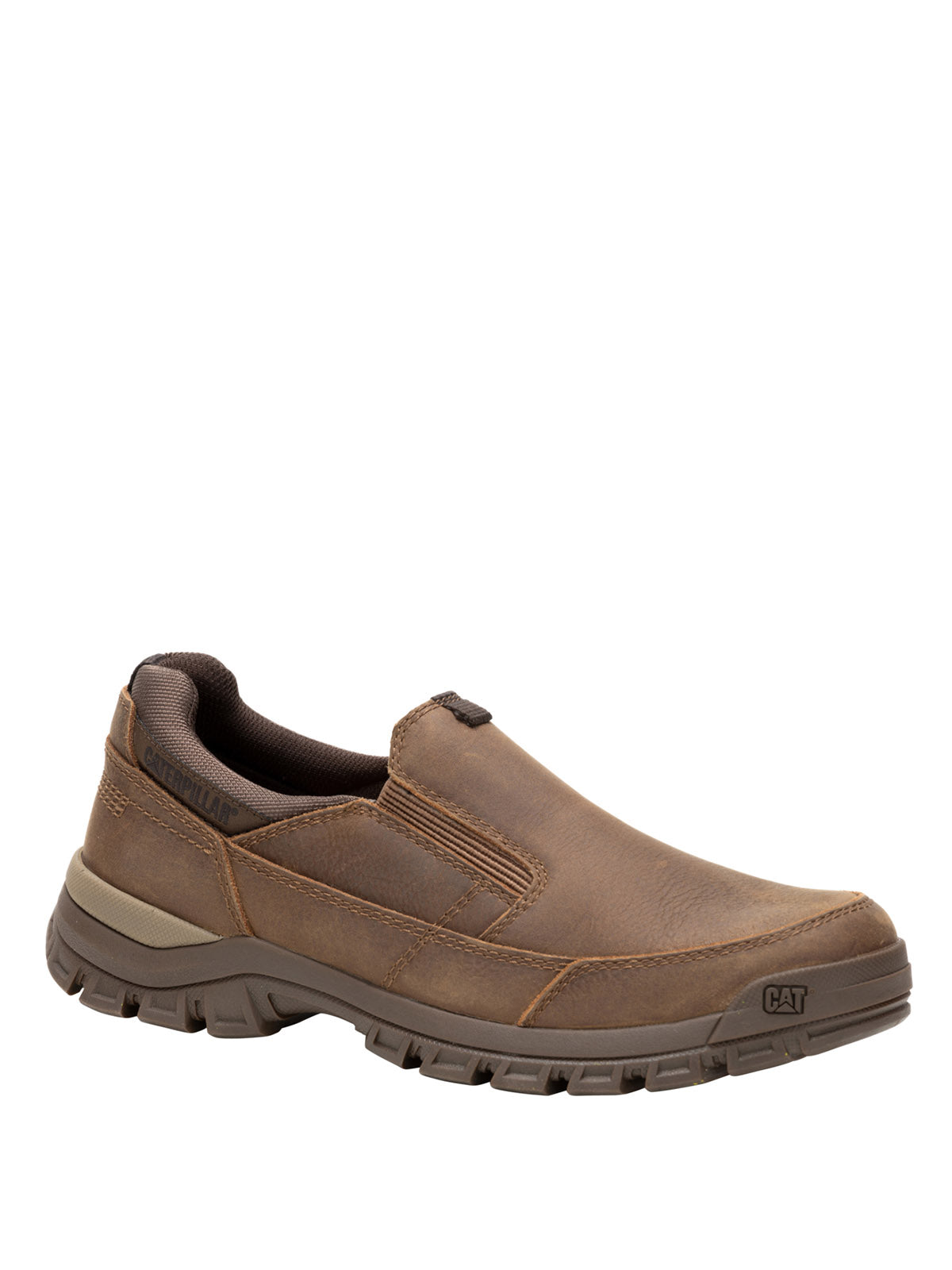 Zapatilla Cuero Hombre Threshold Slip On Café Oscuro Cat