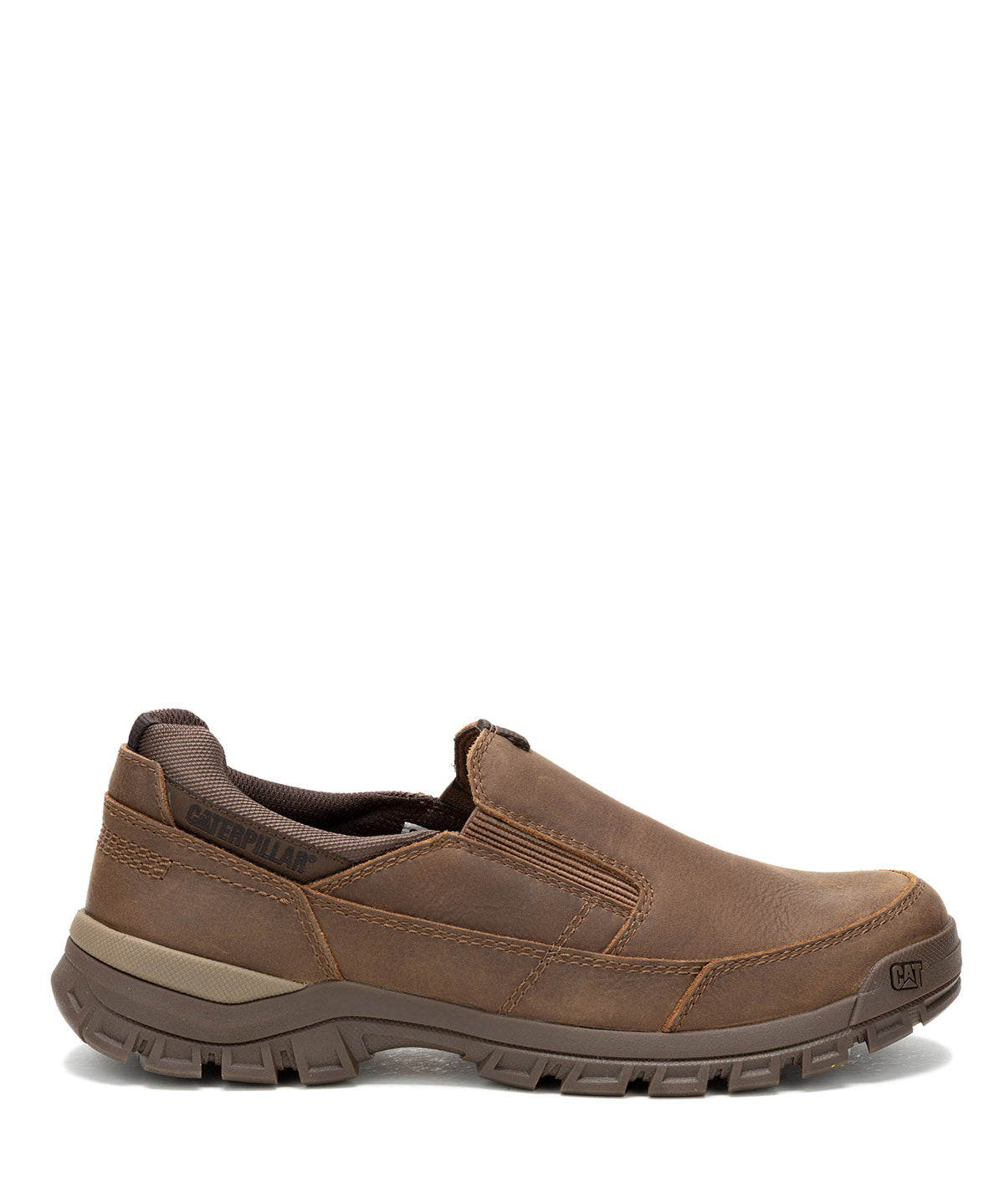 Zapatilla Cuero Hombre Threshold Slip On Café Oscuro Cat