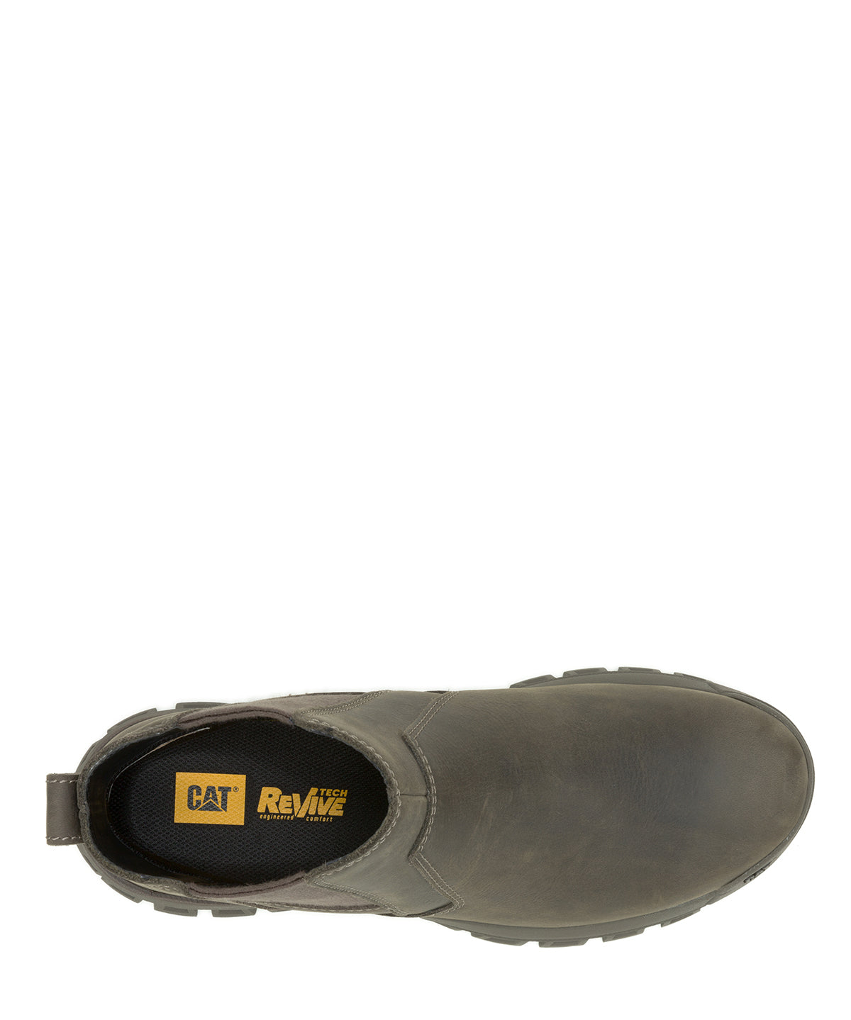 Botín Cuero Hombre Threshold Chelsea Café Cat