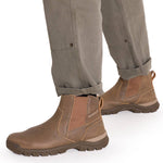 Botín Cuero Hombre Threshold Chelsea Café Cat