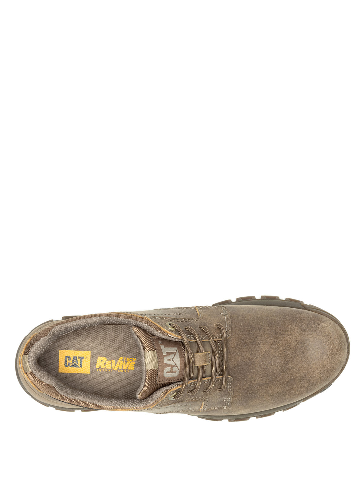 Zapatilla Cuero Hombre Threshold Low Café Oscuro Cat