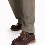 Zapato Cuero Hombre Colorado Moc Toe Low Café Cat