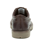 Zapato Cuero Hombre Colorado Moc Toe Low Café Cat