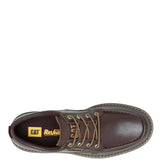 Zapato Cuero Hombre Colorado Moc Toe Low Café Cat