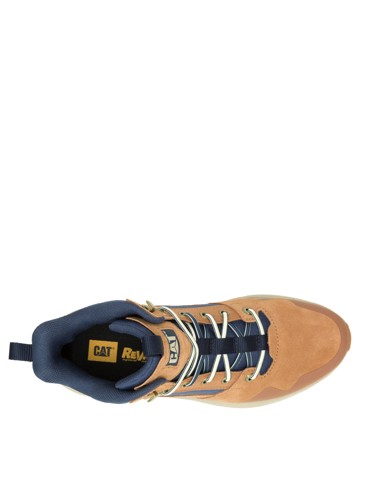 Zapatilla Con Caña Casual Hombre Colorado Sneaker Camel Cat