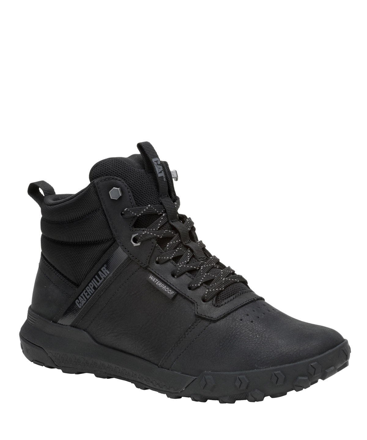 Botín Waterproof Hombre Hex Ready Mid Negro Cat