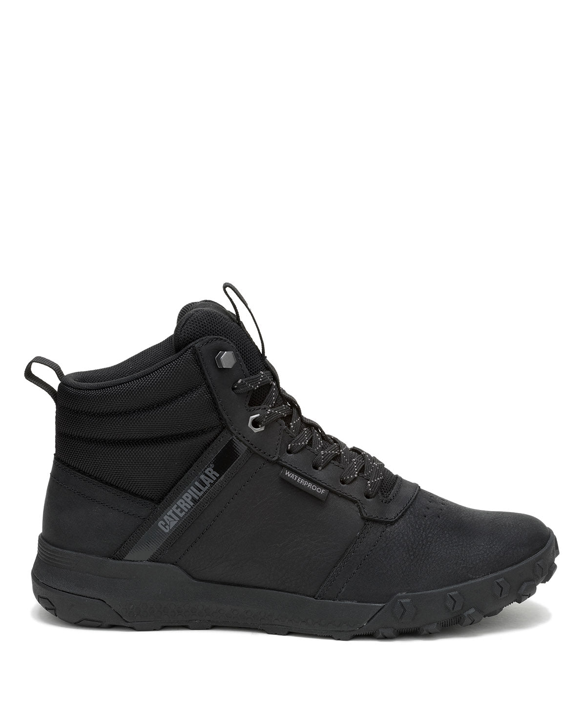 Botín Waterproof Hombre Hex Ready Mid Negro Cat