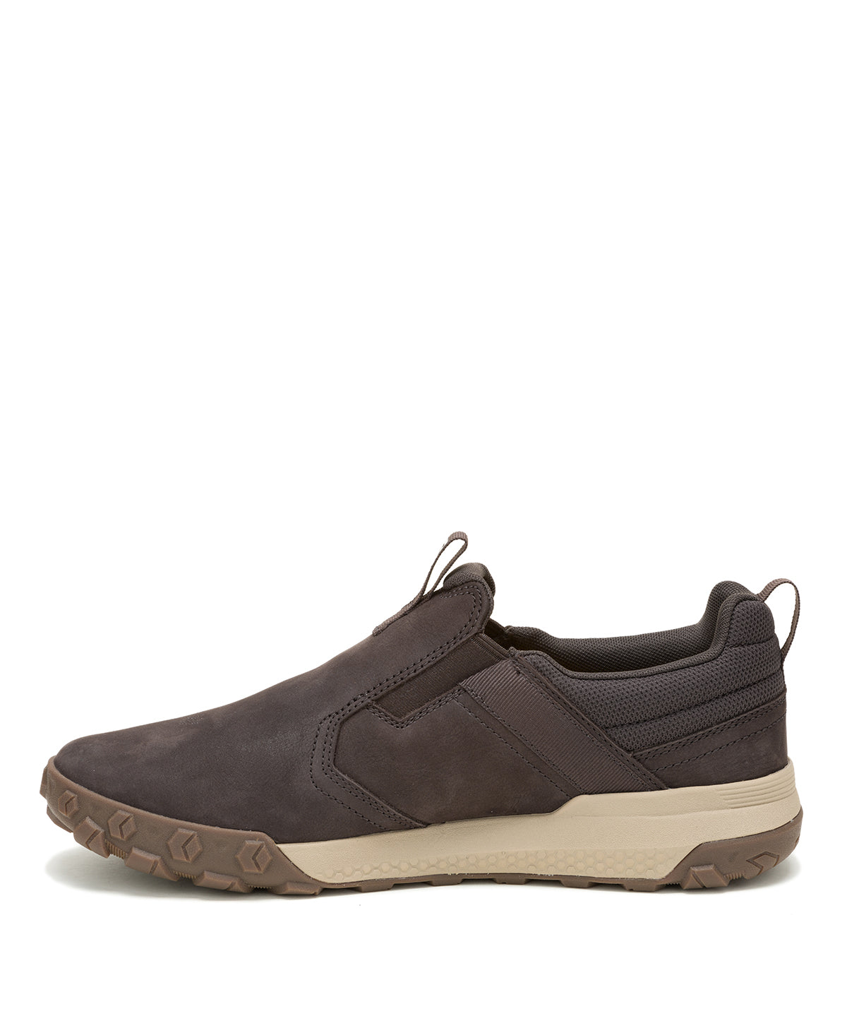 Slip On Cuero Hombre Hex Ready Café Oscuro Cat