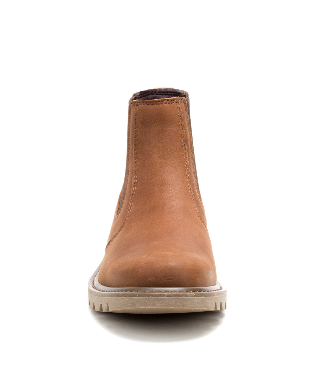 Botín Cuero Colorado 2.0 Chelsea Hombre Café Cat