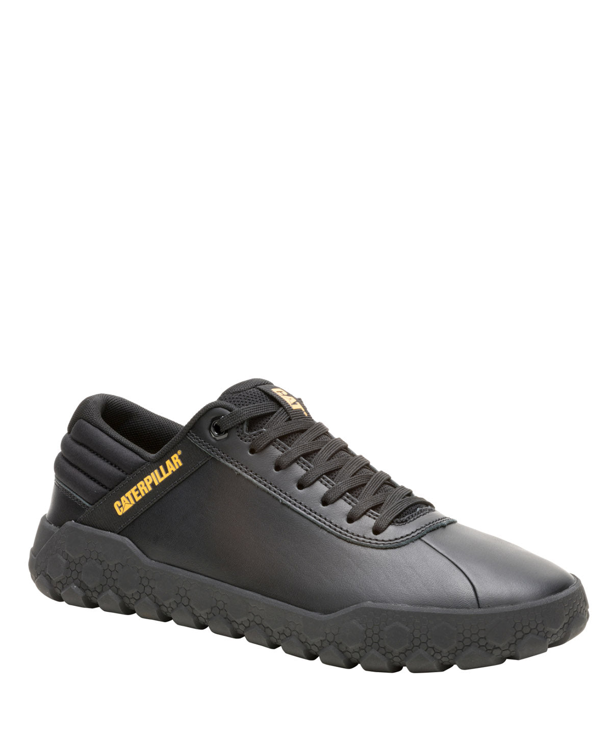 Zapatilla Cuero Hombre Hex + Negro Cat