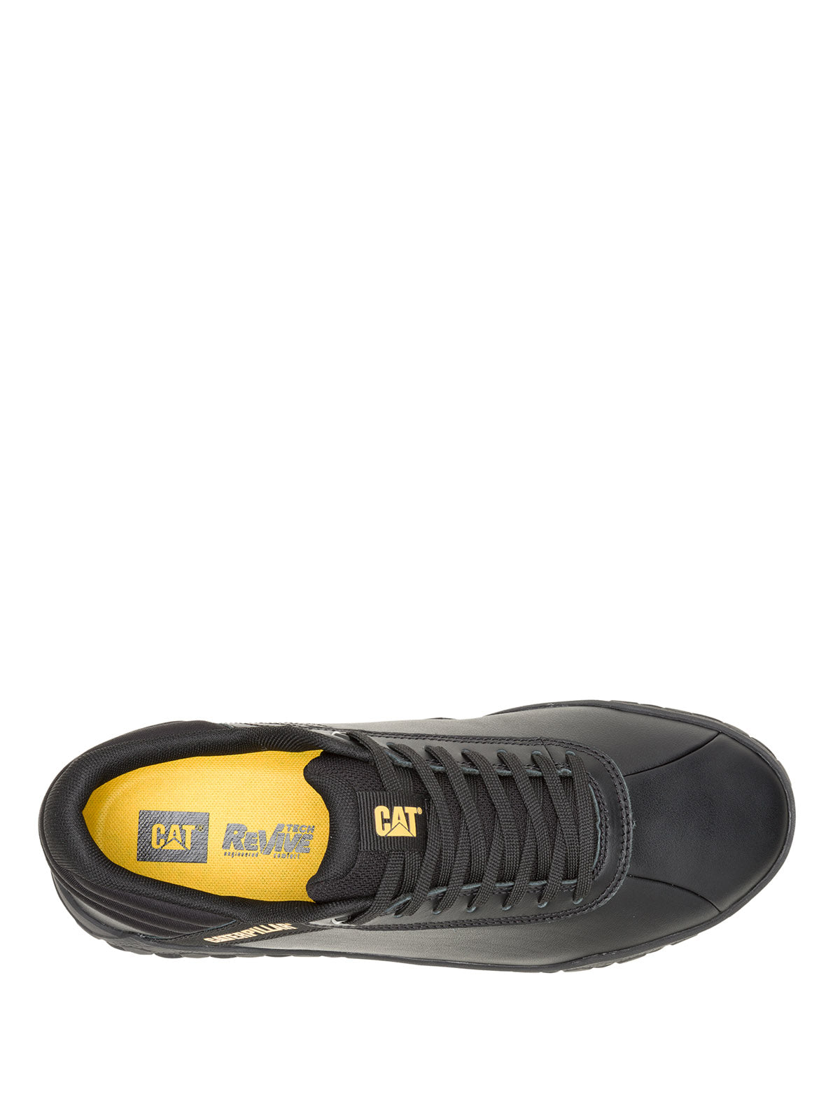 Zapatilla Cuero Hombre Hex + Negro Cat