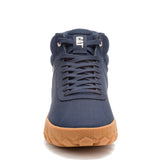 Zapatilla Con Caña Canvas Hombre Hex + Mid Azul Oscuro Cat