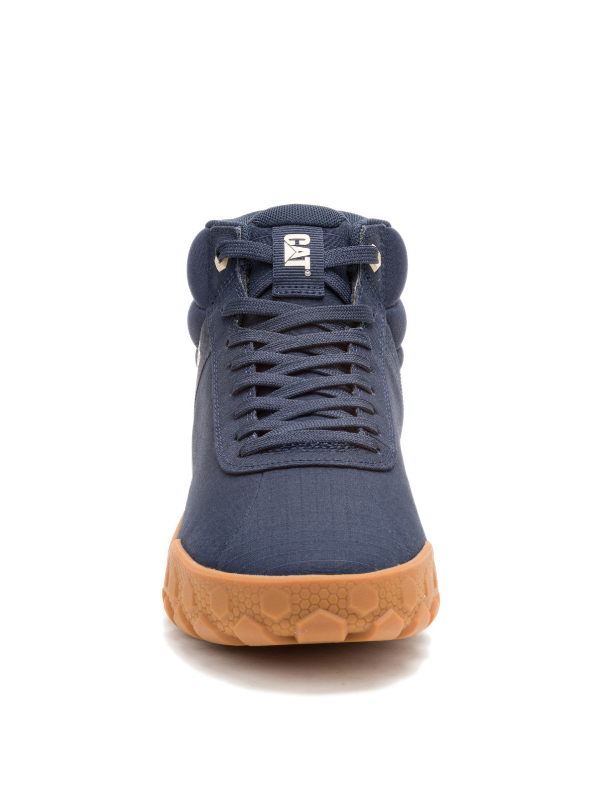 Zapatilla Con Caña Canvas Hombre Hex + Mid Azul Oscuro Cat