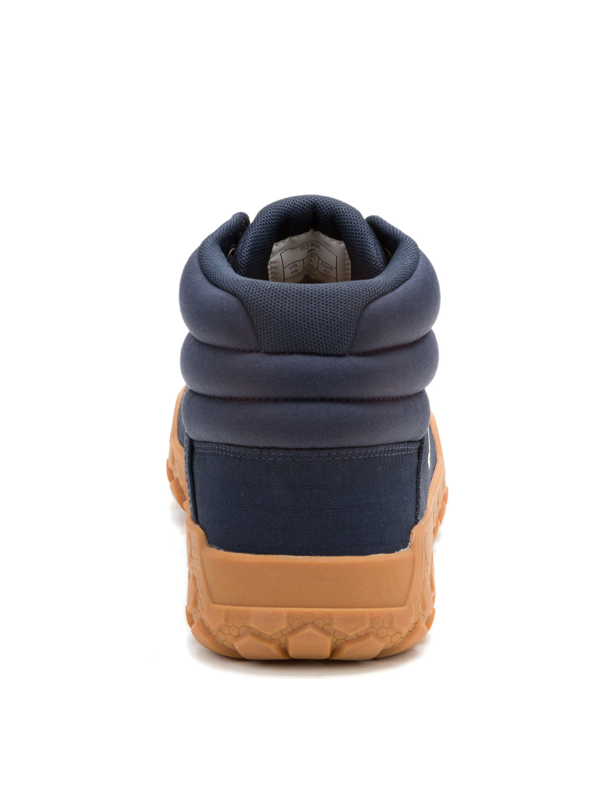 Zapatilla Con Caña Canvas Hombre Hex + Mid Azul Oscuro Cat