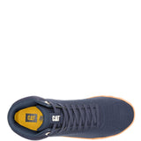 Zapatilla Con Caña Canvas Hombre Hex + Mid Azul Oscuro Cat