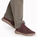 Zapatilla Cuero Hombre Hex Lite Rojo Cat