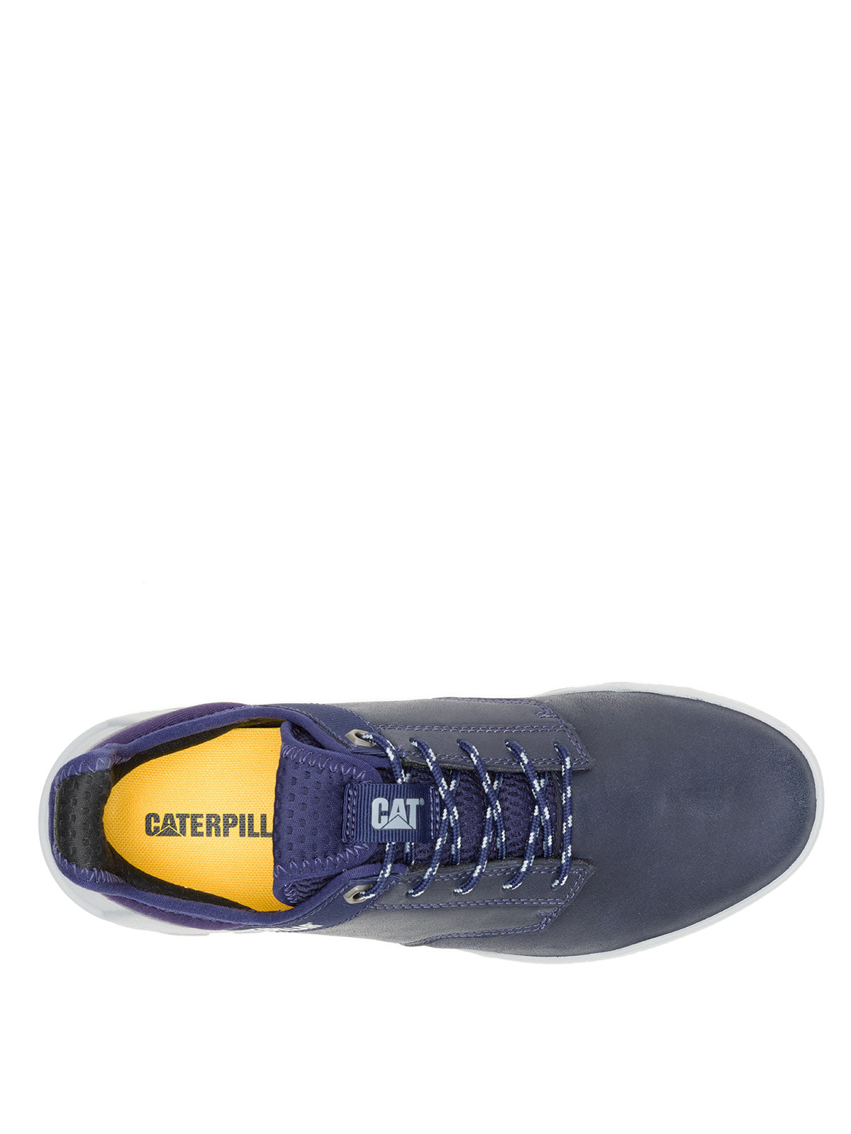 Zapatilla Cuero Hombre Hex Lite Azul Cat