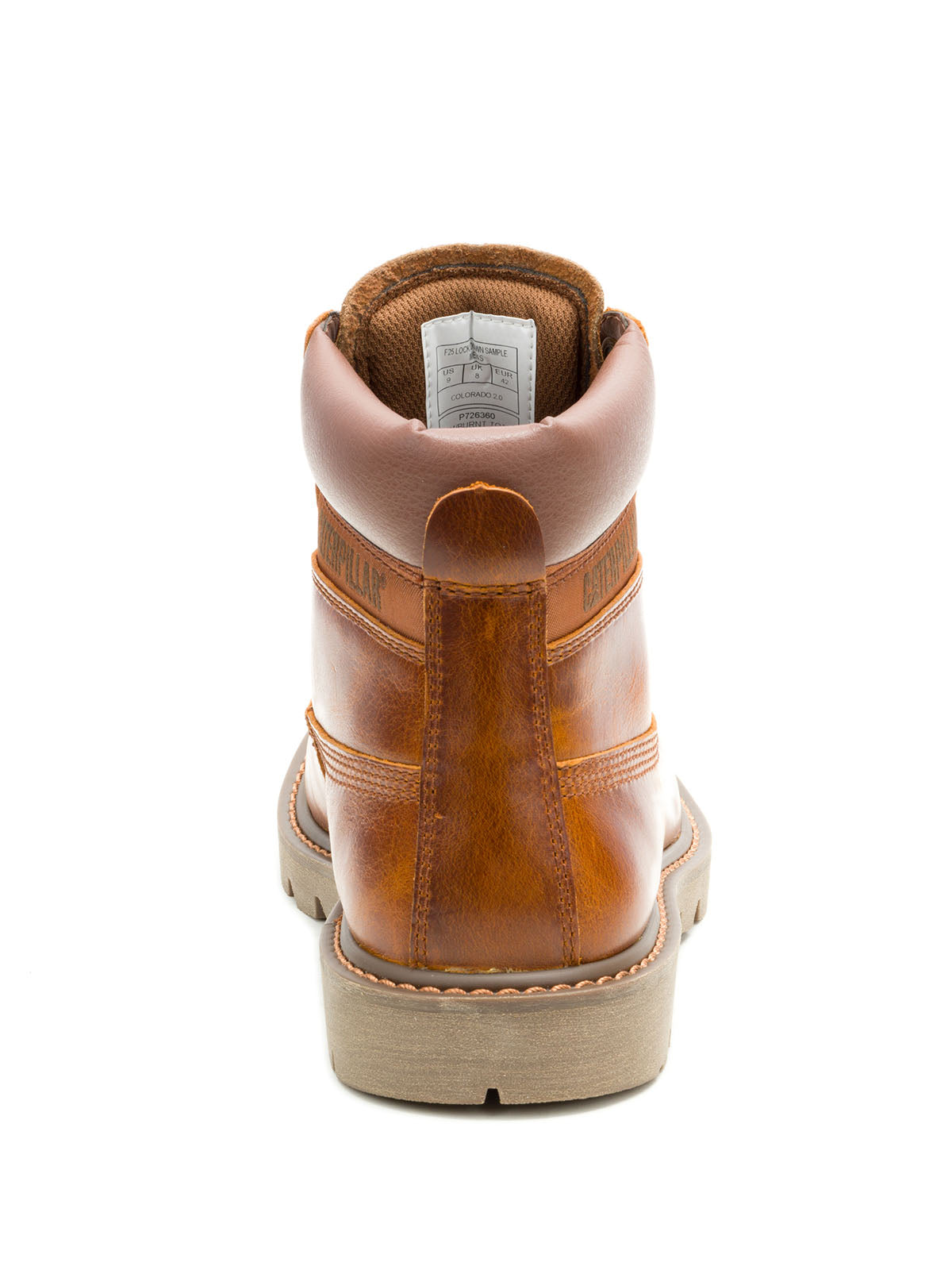 Botín de Cuero Hombre Colorado 2.0 Café Cat