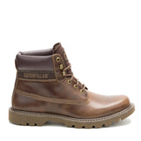 Botín de Cuero Hombre Colorado 2.0 Café Oscuro Cat