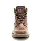 Botín de Cuero Hombre Colorado 2.0 Café Oscuro Cat