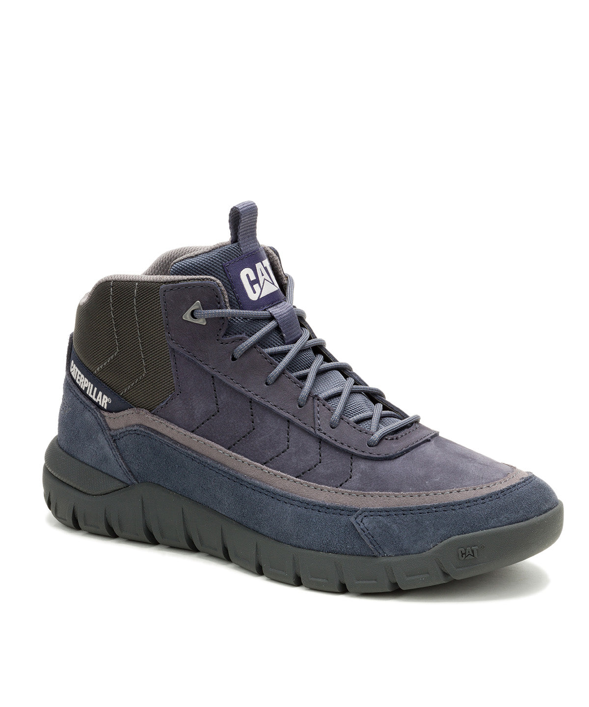 Zapatilla Caña Alta Hombre Versage Mid Azul Cat