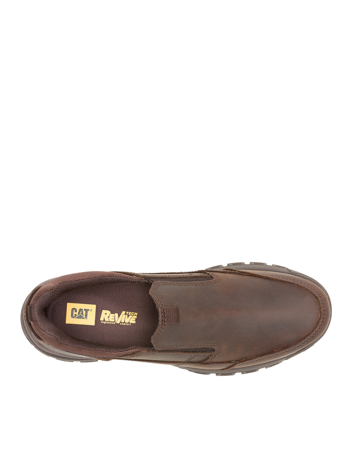 Zapatilla Cuero Hombre Threshold Slip On Café Cat