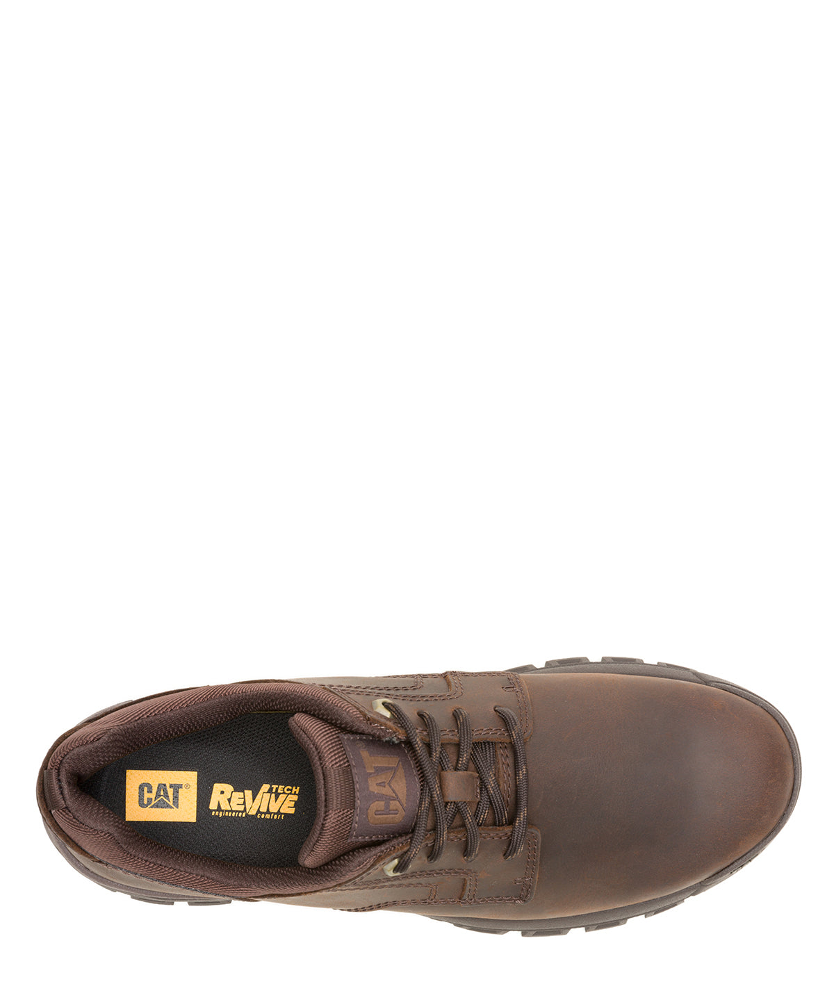 Zapatilla Cuero Hombre Threshold Low Café Cat