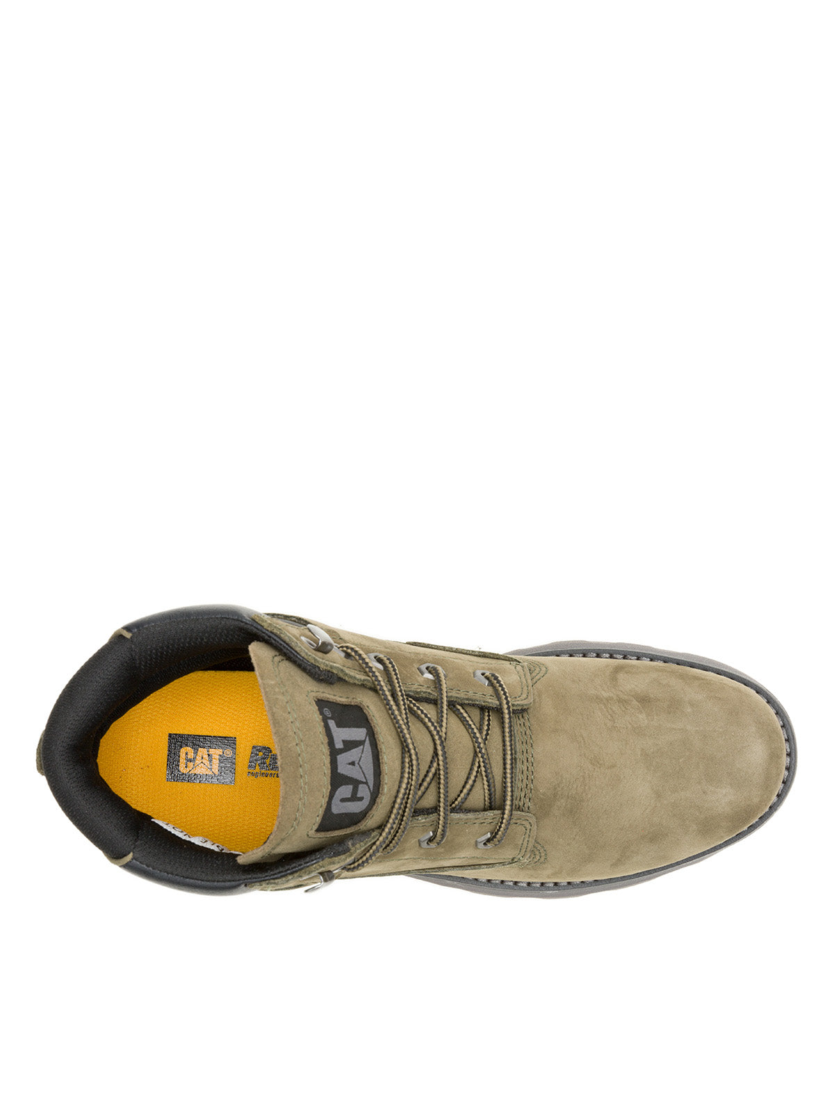 Botín de Cuero Hombre Pursue Oliva Cat