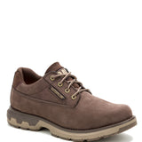 Zapatilla de Cuero Hombre Pursue Lo Café Cat