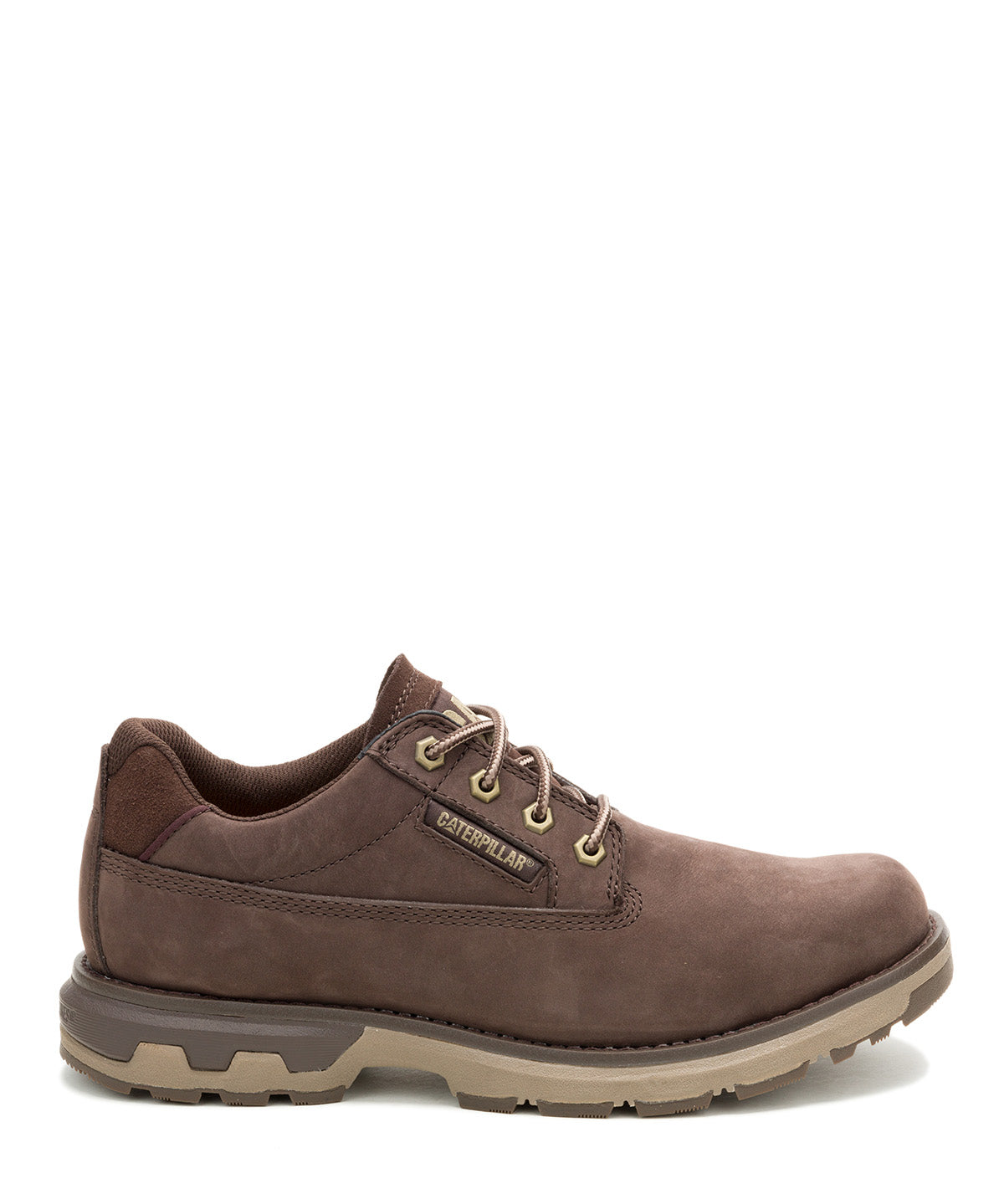 Zapatilla de Cuero Hombre Pursue Lo Café Cat