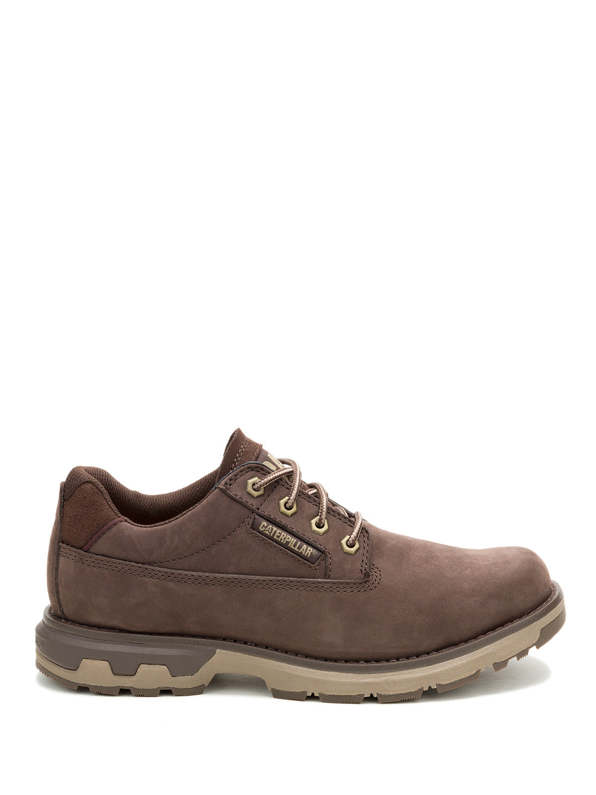Zapatilla de Cuero Hombre Pursue Lo Café Cat