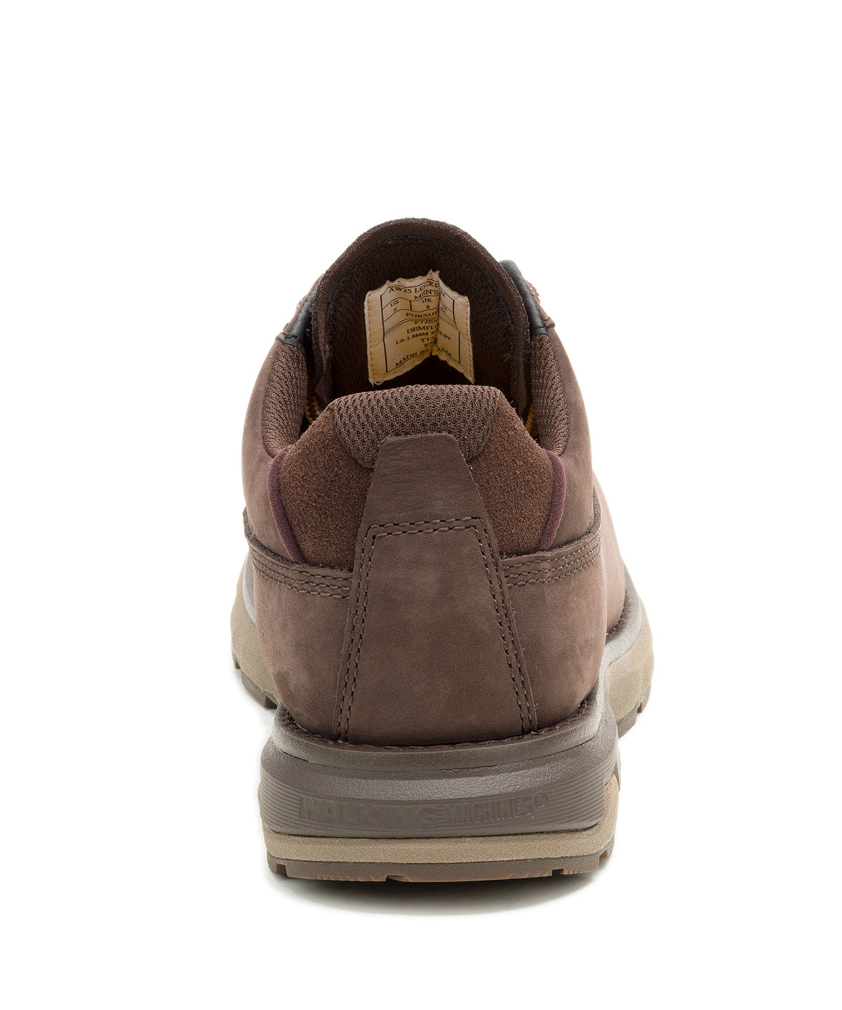 Zapatilla de Cuero Hombre Pursue Lo Café Cat