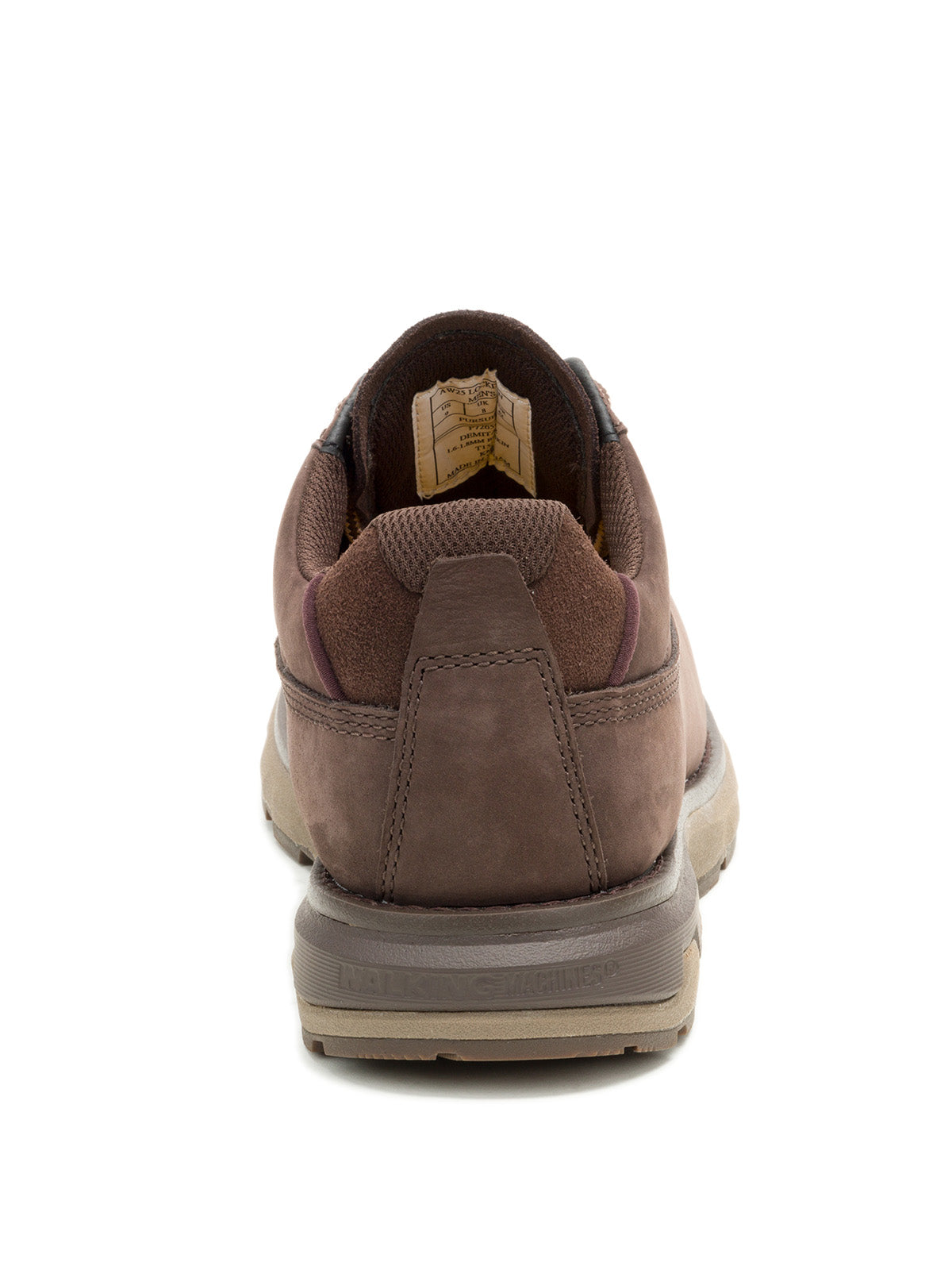 Zapatilla de Cuero Hombre Pursue Lo Café Cat