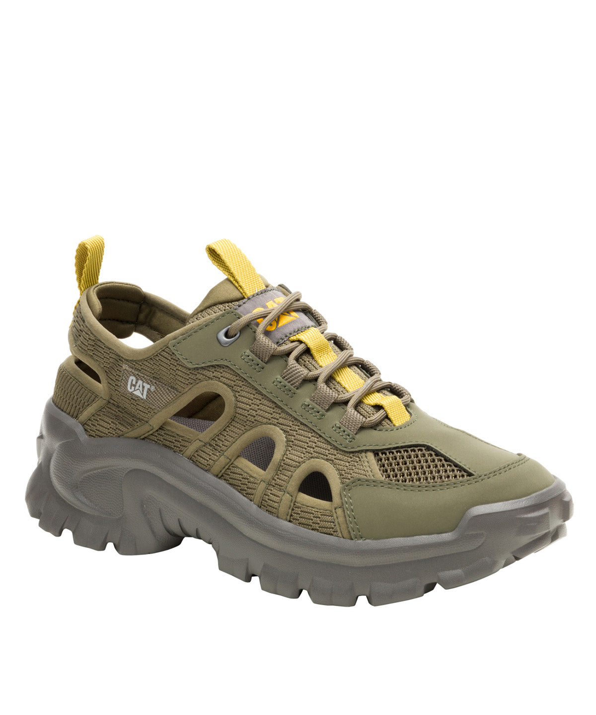 Sandalia Hombre Intruder Lite Air Flo Oliva Cat