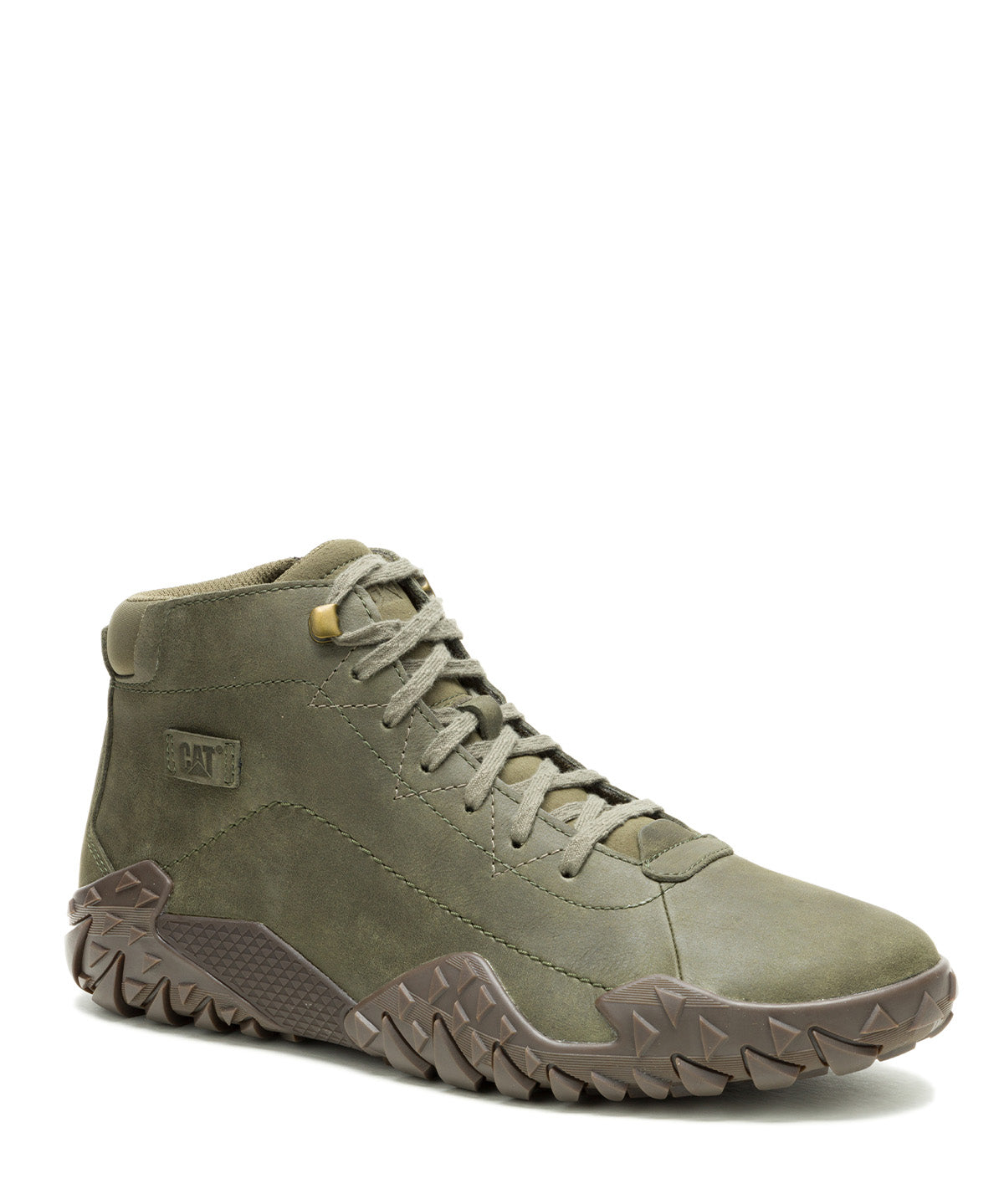 Zapatilla Hombre Gridlock Hi Verde Oliva Cat