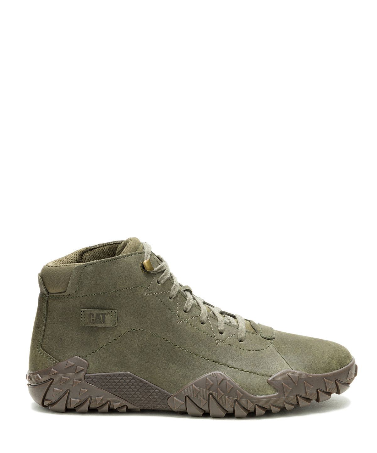 Zapatilla Hombre Gridlock Hi Verde Oliva Cat