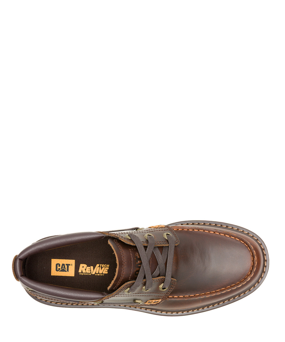 Zapato Hombre Colorado Boat Lo Café Oscuro Cat