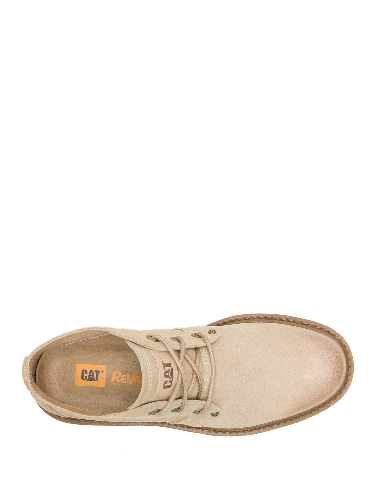 Botín Cuero Hombre Grader Chukka Beige Cat