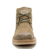 Botín Cuero Hombre Grader Chukka Verde Oliva Cat