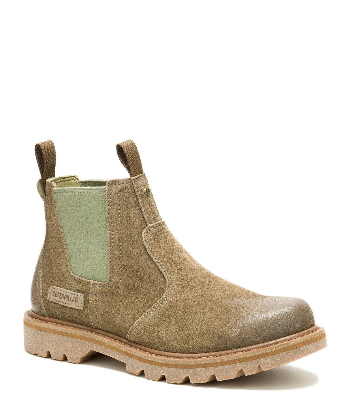 Botín Hombre Grader Chelsea Verde Oliva Cat