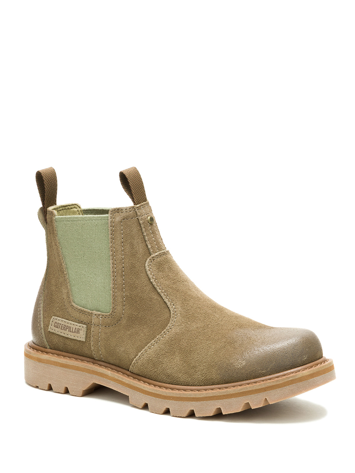 Botín Hombre Grader Chelsea Verde Oliva Cat