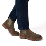 Botín Hombre Grader Chelsea Verde Oliva Cat