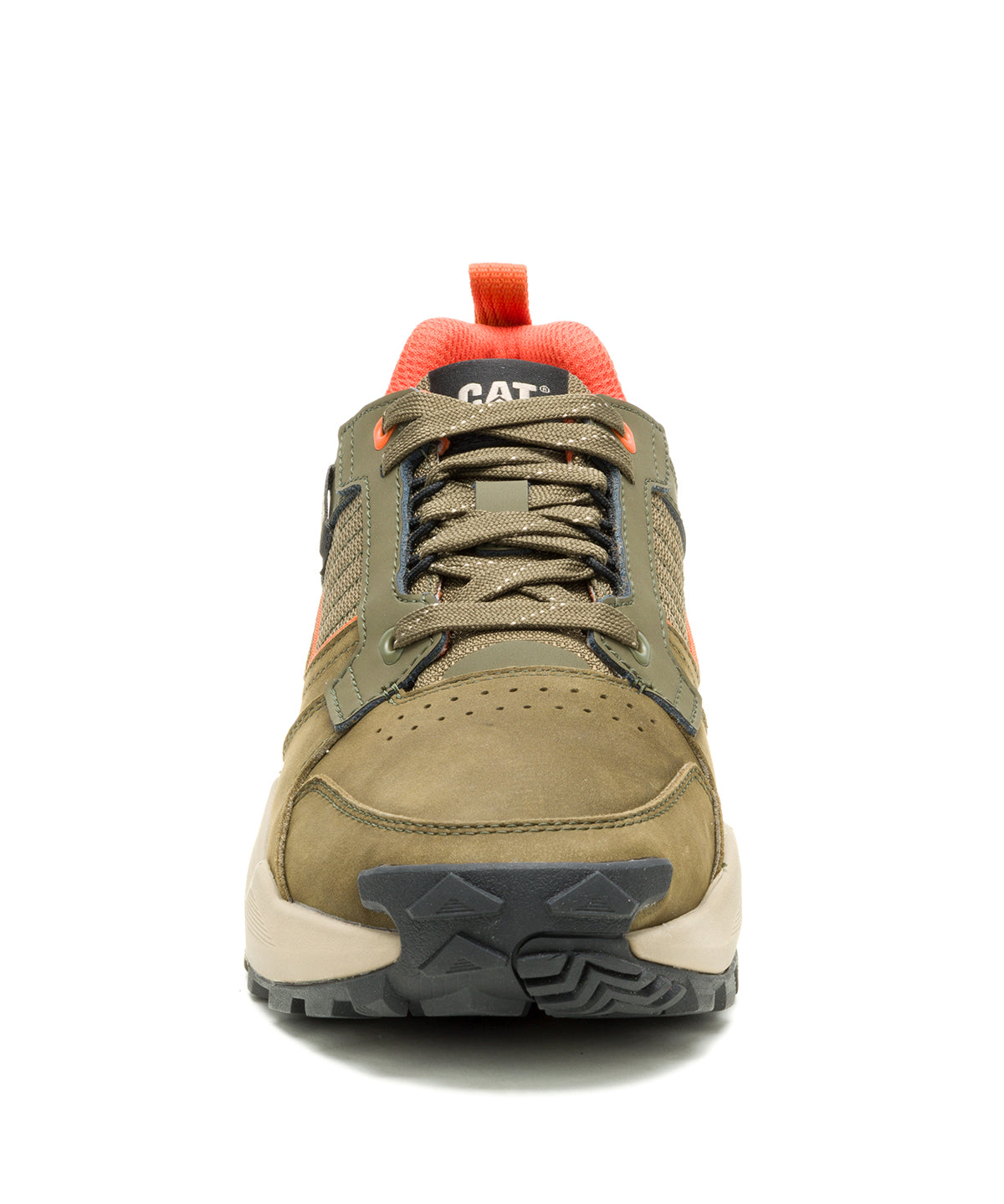 Zapatilla Hombre Grapple Leather Verde Oliva Cat