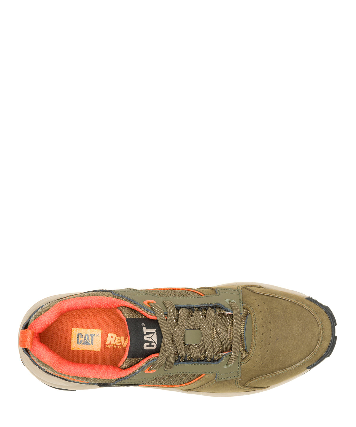 Zapatilla Hombre Grapple Leather Verde Oliva Cat