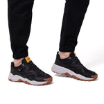 Zapatilla Hombre Grapple Leather Mesh Negro Cat