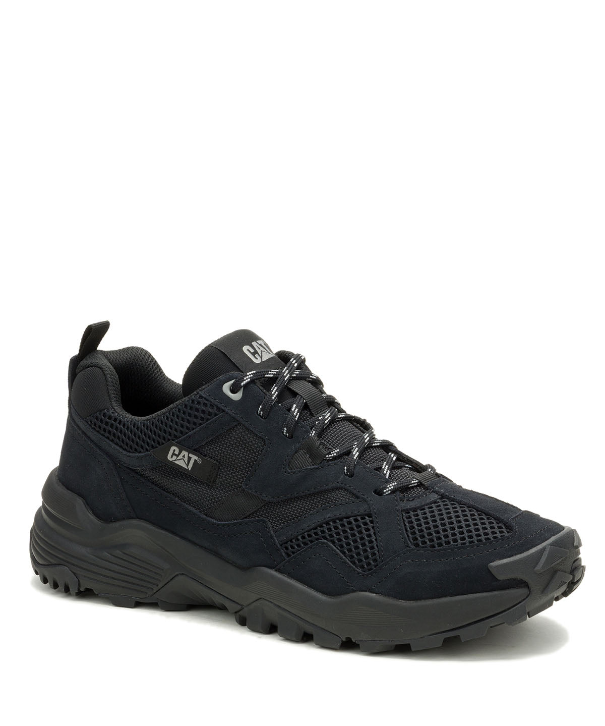 Zapatilla Hombre Grapple Suede Mesh Negro Cat