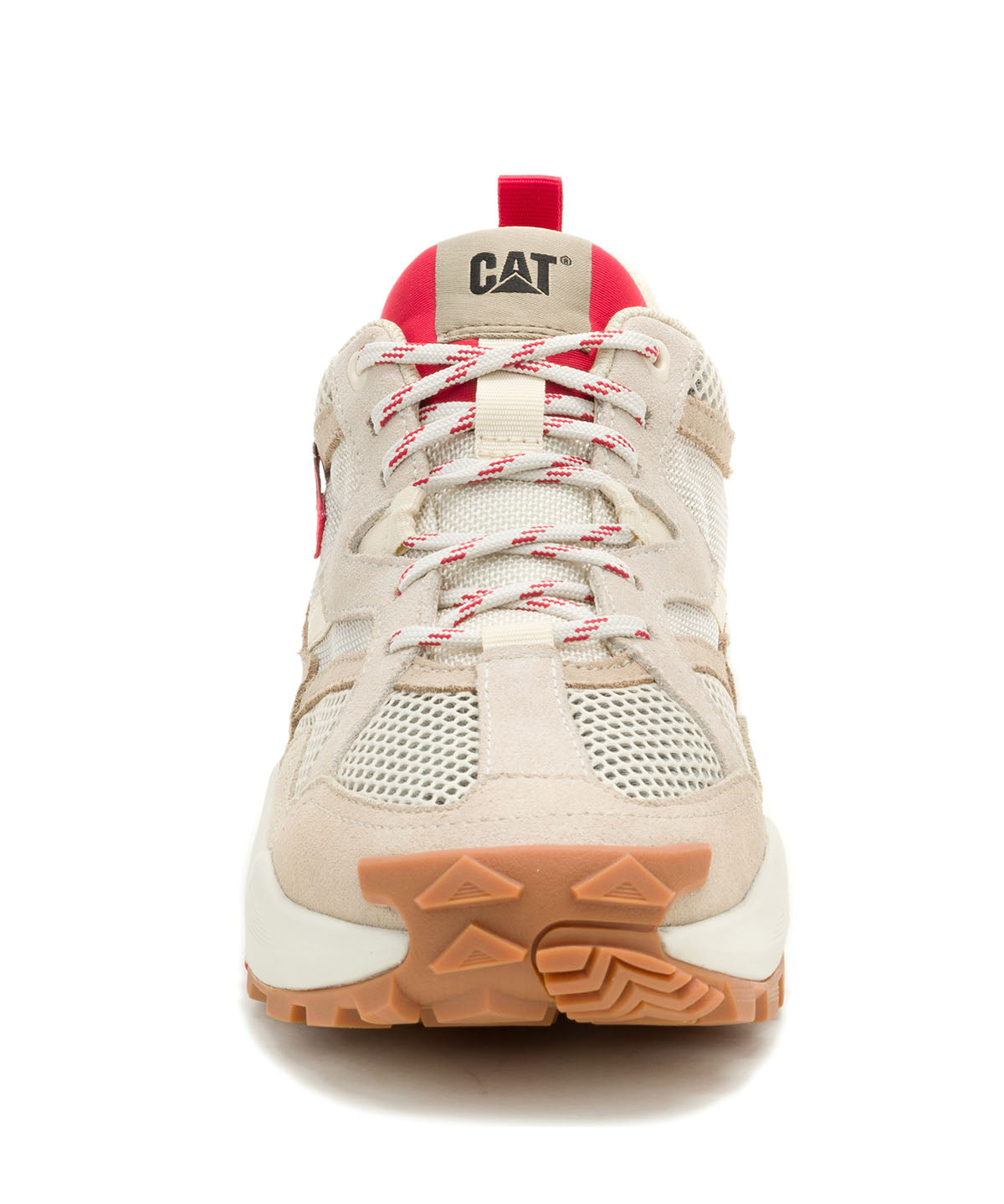 Zapatilla Hombre Grapple Suede Mesh Beige Cat